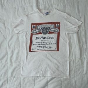 budweiser t-shirt